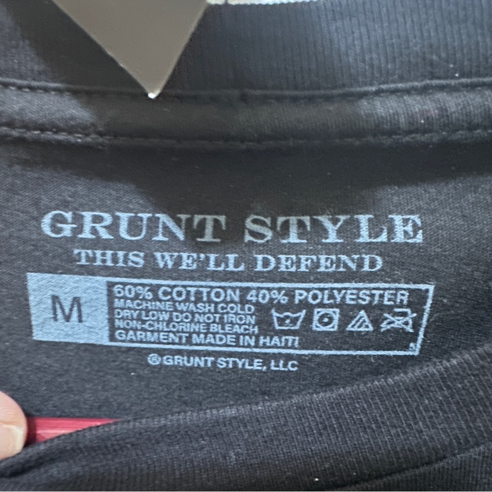 Grunt Style FAFO T-Shirt Mens Size M Black New Graphic Short Sleeve Athletic Fit - Picture 4 of 8